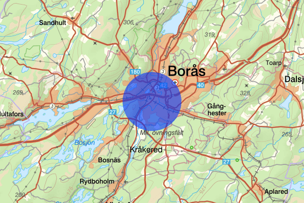 Göta 24 januari 17.48, Trafikolycka, Borås