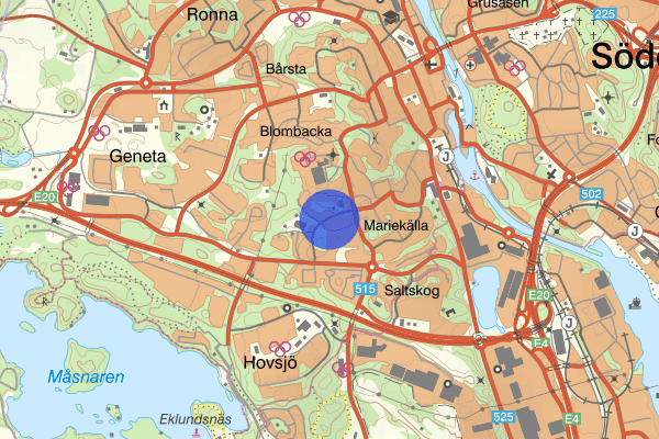 Lundbygatan 25 januari 04.49, Skadegörelse, Södertälje