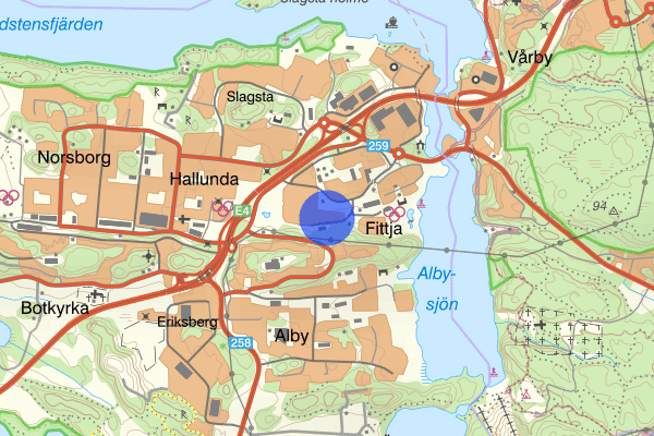 Postängsvägen 25 januari 06.28, Brand, Botkyrka