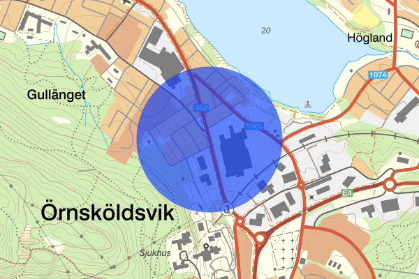 Björnavägen 26 januari 13.51, Trafikolycka, Örnsköldsvik