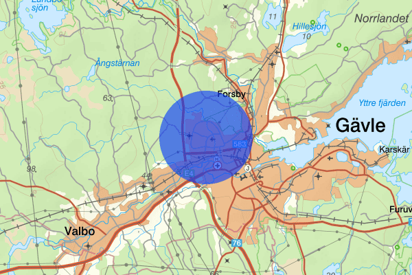 Sätra 26 januari 19.14, Skadegörelse, Gävle