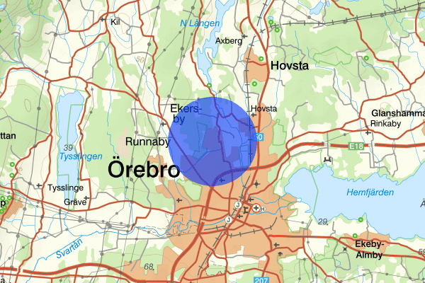 Lundby 27 januari 10.41, Brand, Örebro