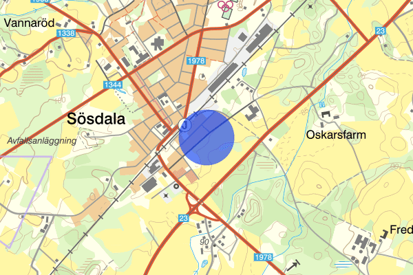 Farmgatan 28 januari 11.22, Brand, Hässleholm