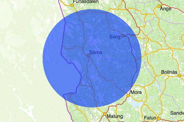  29 januari 07.51, Trafikolycka, Älvdalen