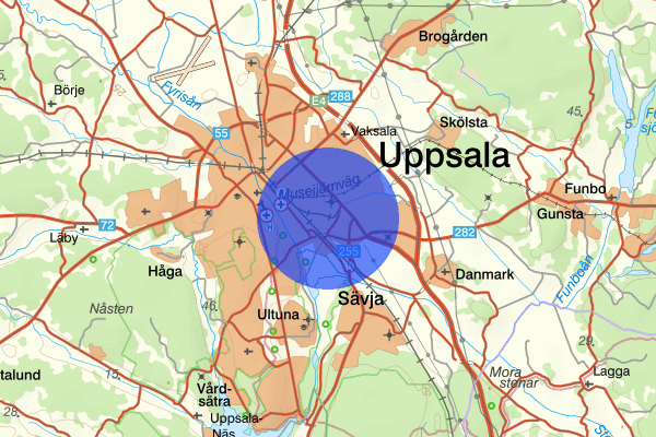 Boländerna 29 januari 09.53, Trafikolycka, personskada, Uppsala