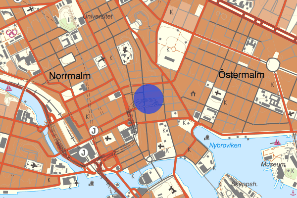 Jakobsbergsgatan 29 januari 11.24, Knivlagen, Järfälla