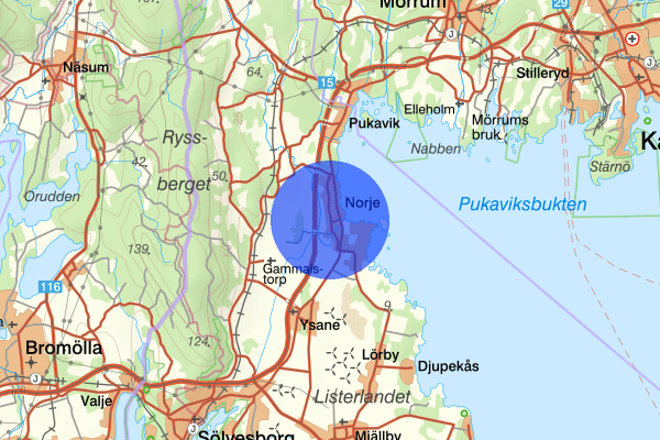 Norje 30 januari 10.12, Trafikolycka, Sölvesborg