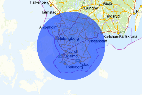Skåne län 30 januari 12.09, Trafikolycka, Hässleholm