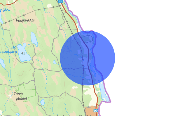 Nedre Vojakkala 30 januari 13.50, Trafikolycka, singel, Haparanda