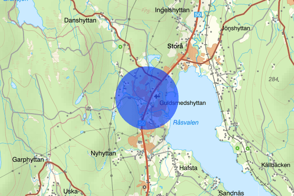 Guldsmedshyttan 30 januari 17.03, Brand, Lindesberg