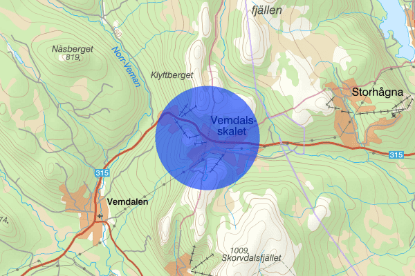 Vemdalsskalet 30 januari 15.47, Fjällräddning, Härjedalen