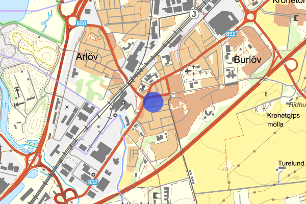 Trädgårdsgatan 31 januari 01.10, Rattfylleri, Landskrona