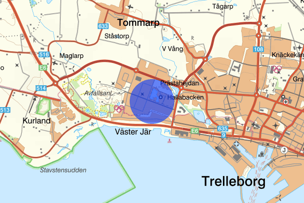 Sjöviksvägen 31 januari 03.34, Brand, Trelleborg