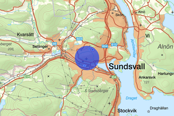 Norrmalm 31 januari 10.04, Trafikolycka, Sundsvall