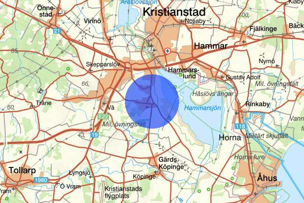 Norra Åsum 31 januari 19.33, Brand, Kristianstad