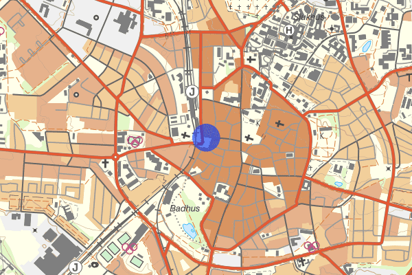 Lund C Bantorget 01 februari 01.36, Misshandel, Lund