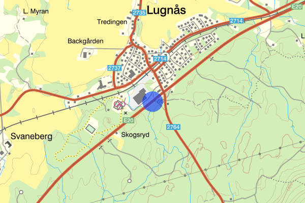 Lugnås väg E20 01 februari 10.02, Trafikolycka, Mariestad