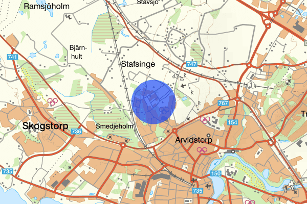 Stafsinge 01 februari 13.28, Brand, Falkenberg