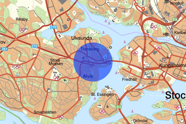 Alvik 02 februari 01.32, Larm Inbrott, Stockholm