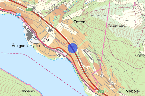 Kurortsvägen/E14 03 februari 11.20, Trafikolycka, Krokom