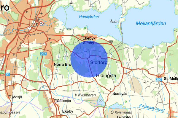 Stortorp 04 februari 17.54, Trafikolycka, Örebro