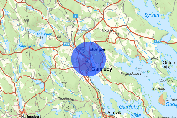 Gamleby 06 februari 05.43, Trafikolycka, Västervik