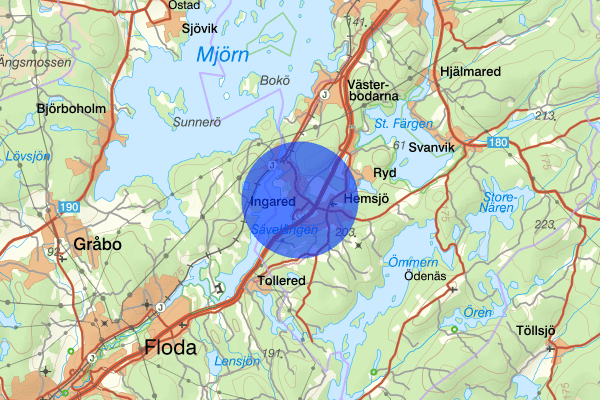 Ingared 06 februari 15.42, Trafikolycka, singel, Alingsås