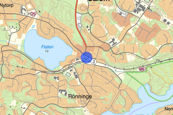 Rönninge station 08 februari 07.12, Olaga hot, Salem