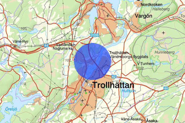 Överby 09 februari 14.28, Rån, Trollhättan