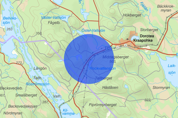 Rockvattnet 10 februari 13.56, Trafikolycka, Dorotea