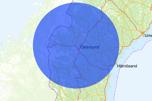 Jämtlands län 11 februari 07.21, Sammanfattning natt, Jämtlands län