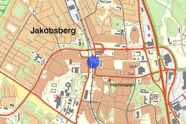 Jakobsberg 11 februari 07.01, Trafikolycka, smitning från, Järfälla