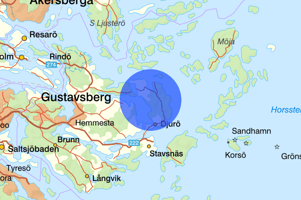 Vindö 11 februari 14.29, Trafikolycka, Värmdö