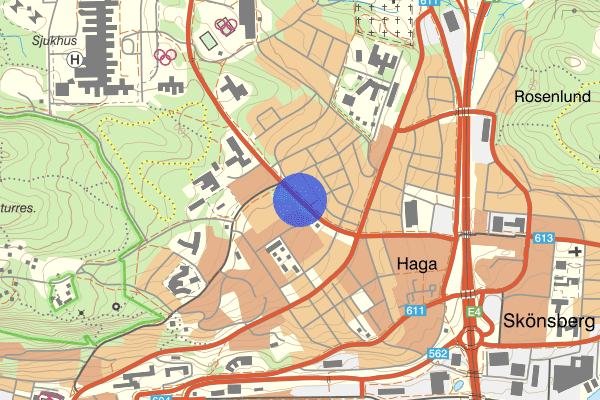 Lasarettsvägen 12 februari 11.51, Trafikolycka, Sundsvall