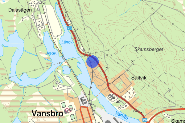 Hultvägen 12 februari 15.19, Trafikolycka, Vansbro