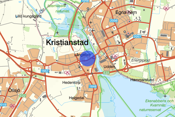 Långebrogatan 12 februari 15.33, Trafikolycka, Kristianstad