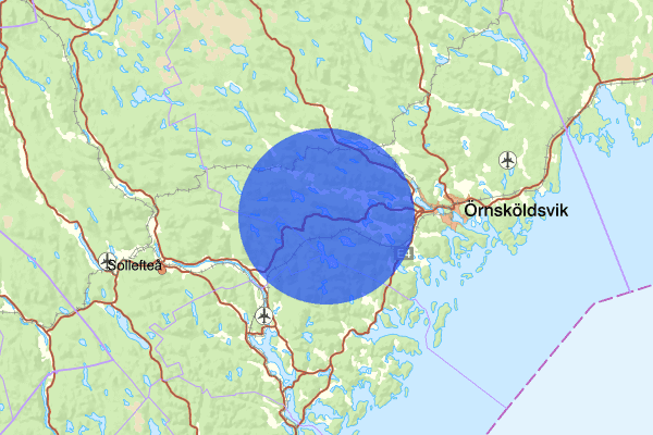 Sidensjö distrikt 13 februari 11.35, Trafikolycka, Örnsköldsvik