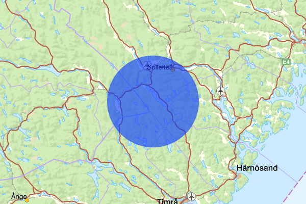 Graninge församling 13 februari 14.52, Trafikolycka, Sollefteå