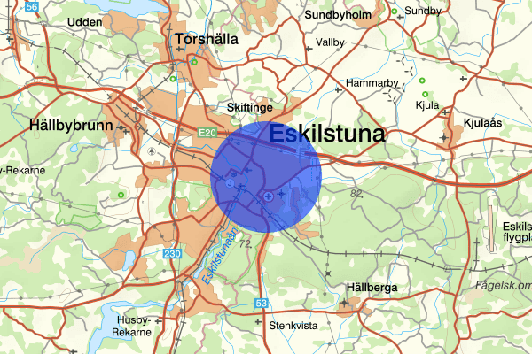 Öster 13 februari 19.40, Misshandel, grov, Eskilstuna