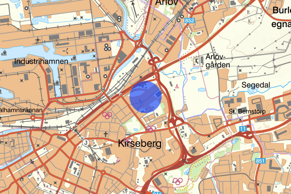 Kronetorpsgatan 14 februari 20.14, Rån, Malmö