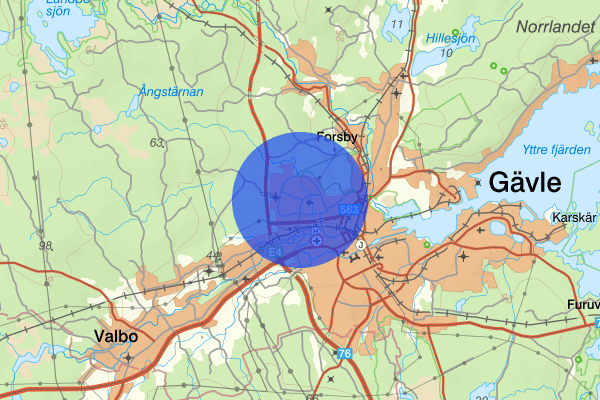 Sätra 14 februari 23.59, Trafikbrott, Gävle