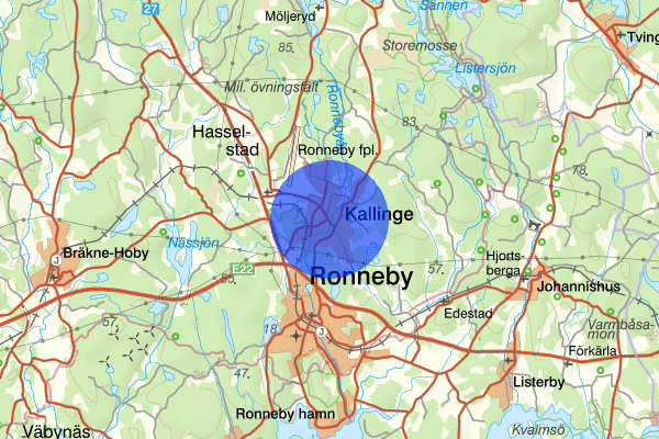 Kallinge 16 februari 11.41, Brand, Ronneby