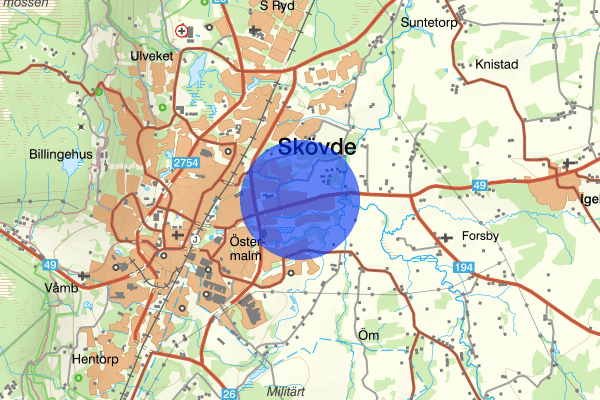 Hasslum 16 februari 19.49, Trafikolycka, Skövde