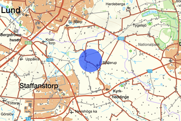 Bjällerupsvägen 17 februari 06.47, Trafikolycka, Staffanstorp