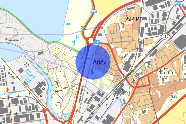 Arlövsvägen 17 februari 18.16, Trafikolycka, singel, Burlöv