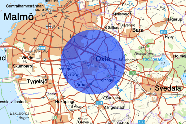 Oxie 17 februari 19.57, Brand, Malmö