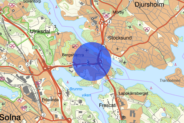 Bergshamra 17 februari 23.51, Larm Inbrott, Solna