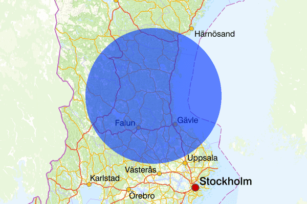 Gävleborgs län 18 februari 08.37, Trafikolycka, personskada, Ljusdal
