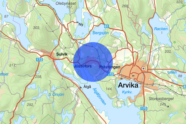 Jössefors 19 februari 10.34, Trafikolycka, Arvika