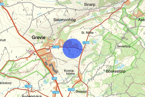 Gimlevägen 20 februari 16.07, Trafikolycka, Båstad